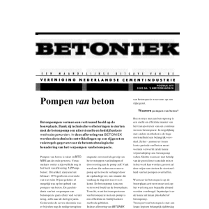 Pompen van beton