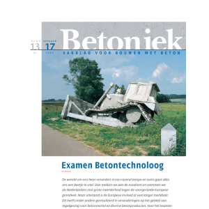 Examen Betontechnoloog 2005