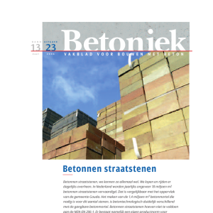 Betonnen straatstenen