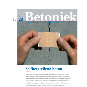 Betoniek 13/28 - Zelfherstellend beton