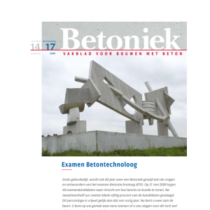 14/17 Examen Betontechnoloog 2008