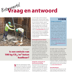 Is een emissie van 100 kg CO2/m³ beton haalbaar?