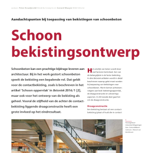 Schoon bekistingsontwerp