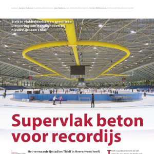 Supervlak beton voor recordijs