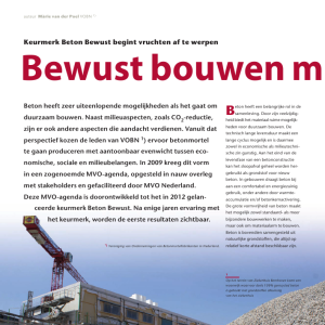 Bewust bouwen met beton