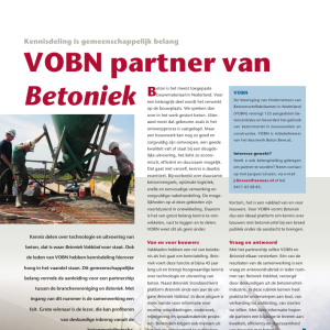 VOBN partner van Betoniek