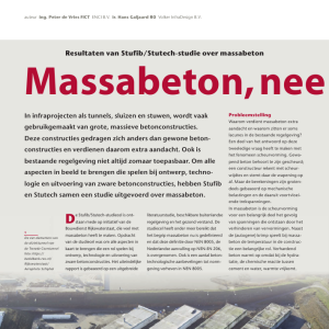 Massabeton, neem het niet te licht!