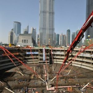 Uitgekiend stortplan voor funderingsplaat Shanghai Tower