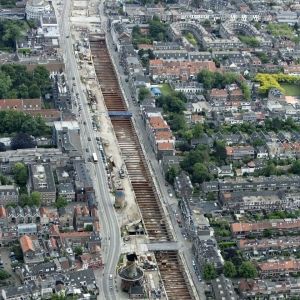 1. Parkeergarage Delft in aanbouw