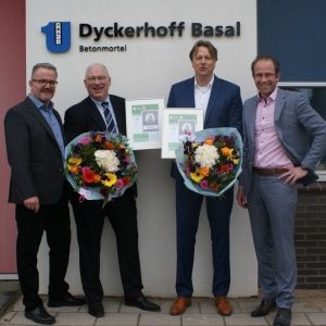 CSC-zilver voor twaalf Dyckerhoff Basal betoncentrales