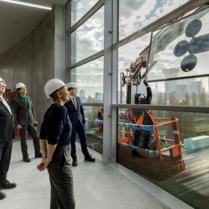 Depot Boijmans van Beuningen af door laatste glaspaneel