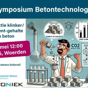 Reductie klinker- en cementgehalte in beton: Symposium op 21 mei